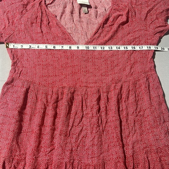 Red summer dress size M - Picture 5 of 7